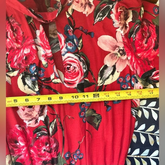 Anthropologie Floral Jumpsuit 🌺 | Wide Leg Romantic Cottagecore‎ Feminine Style - Picture 8 of 8